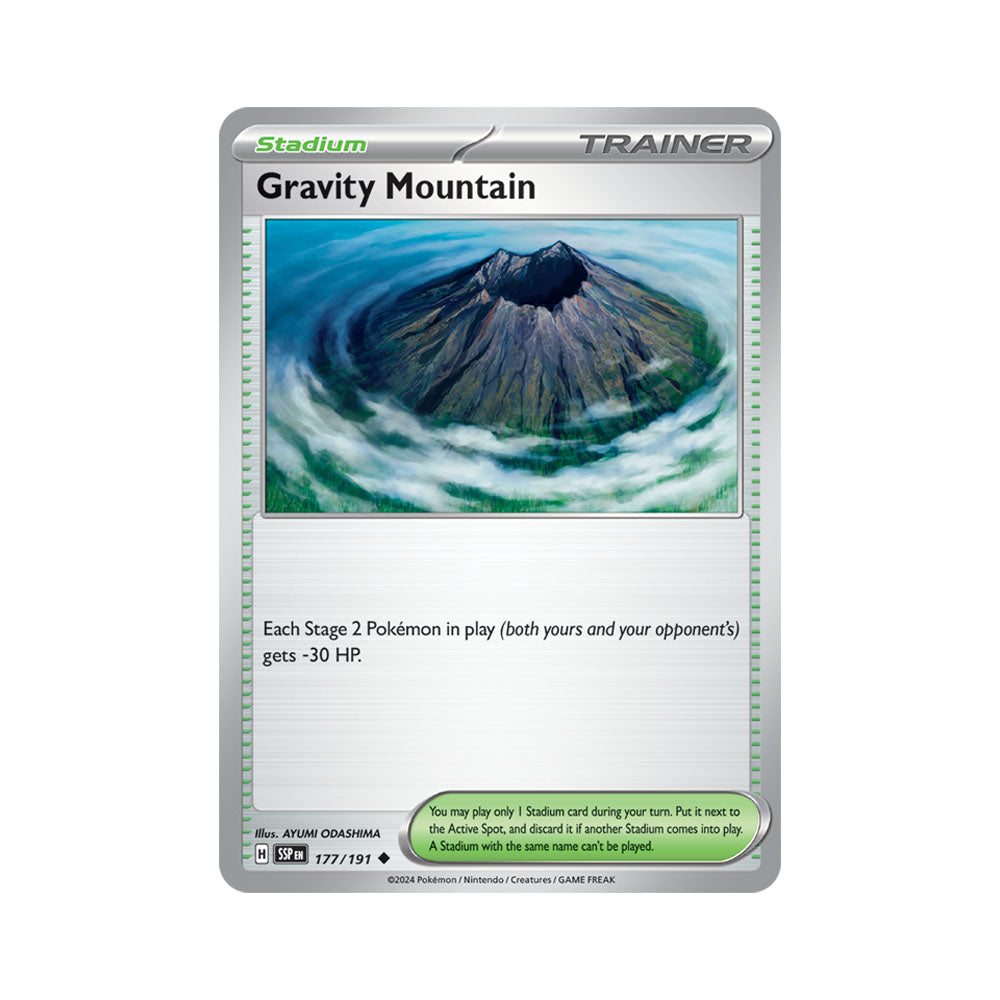 Gravity Mountain Reverse Holo 177/191