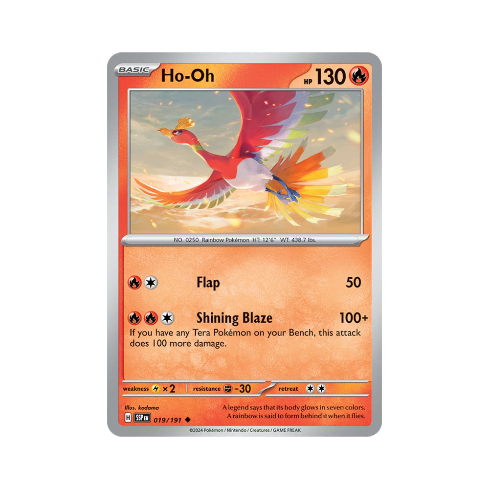 Ho-Oh Reverse Holo 019/191