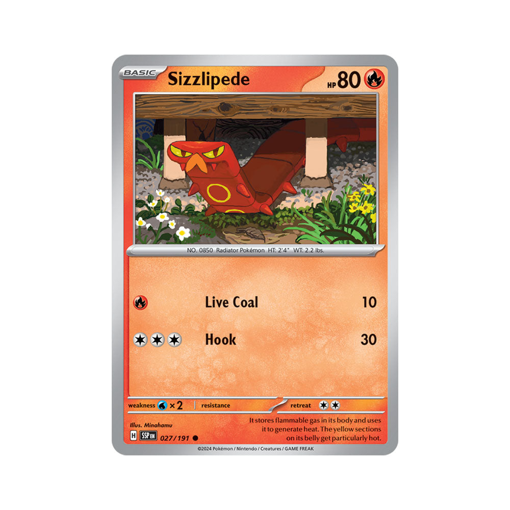 Sizzlipede Reverse Holo 027/191
