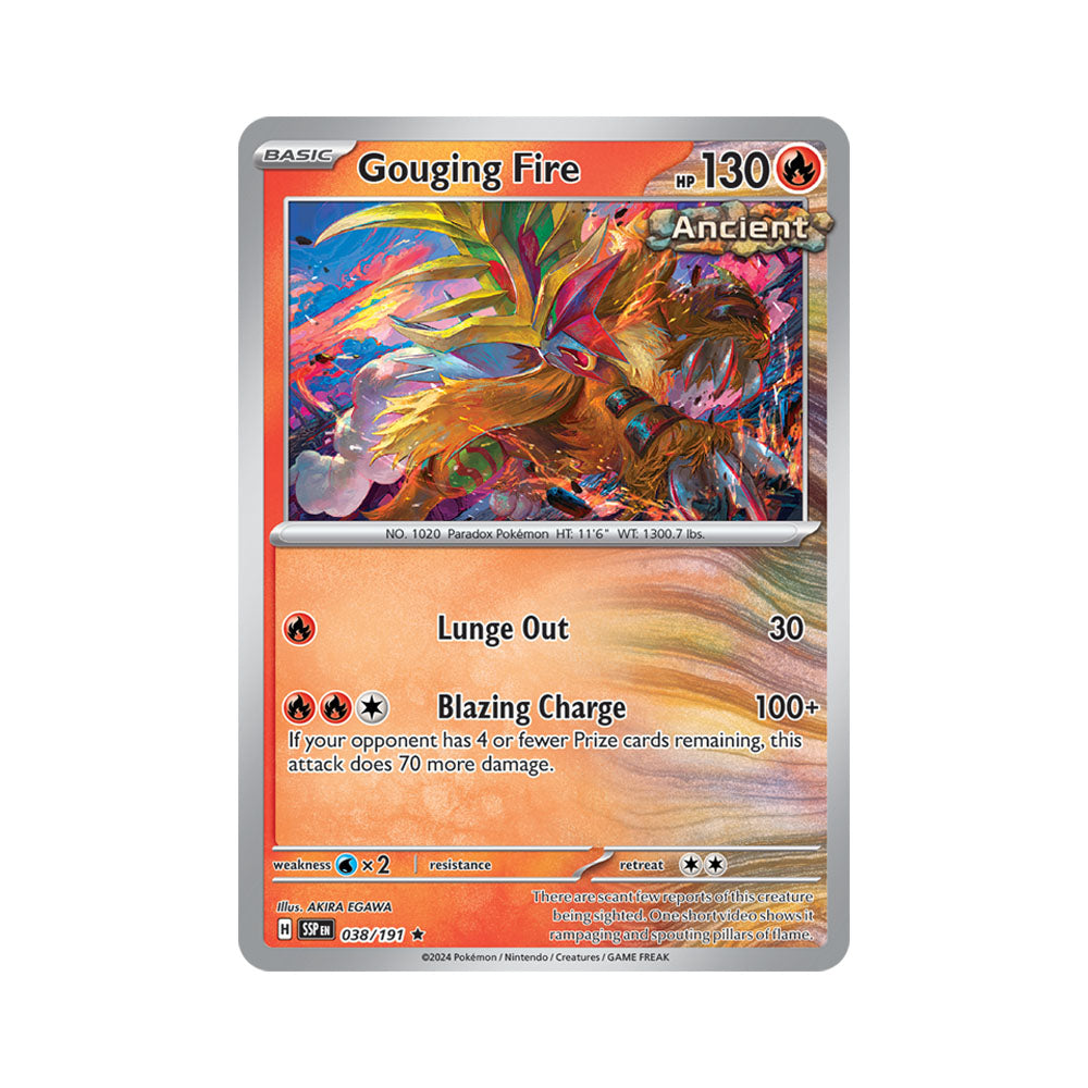 Gouging Fire Reverse Holo 038/191