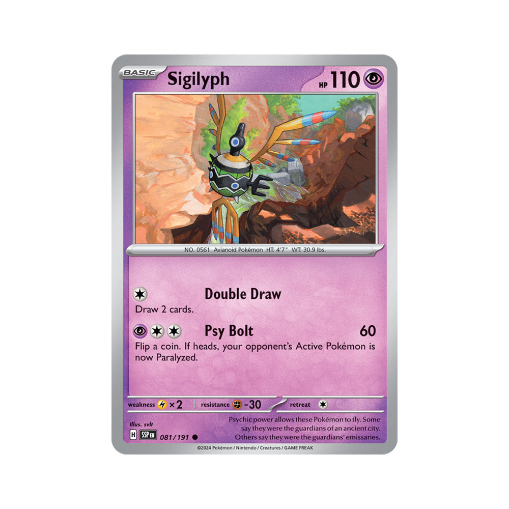 Sigilyph Reverse Holo 081/191