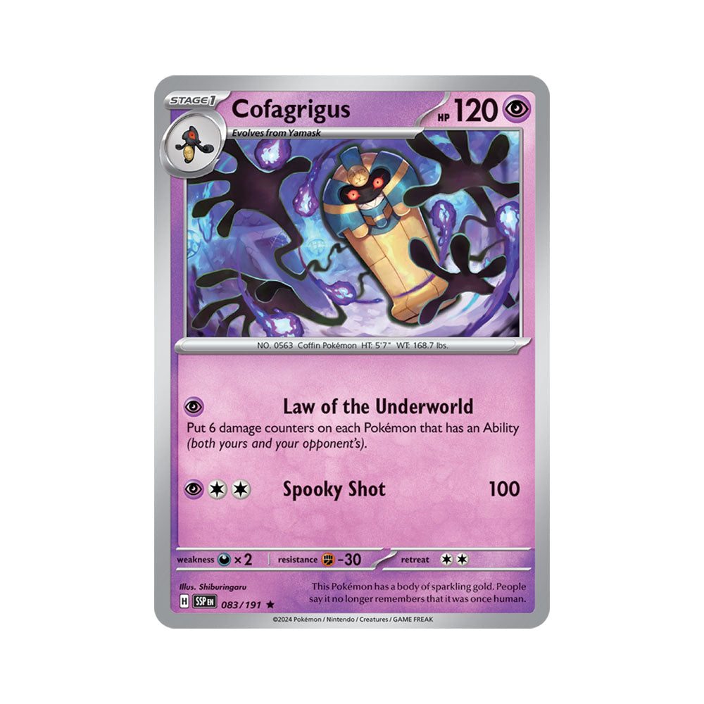 Cofagrigus Reverse Holo 083/191