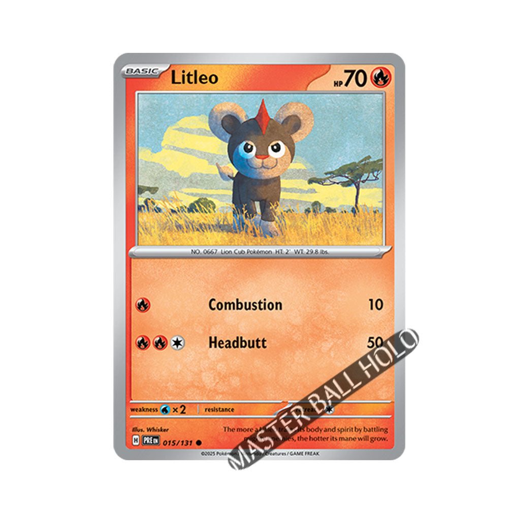 Litleo Master Ball Holo 015/131