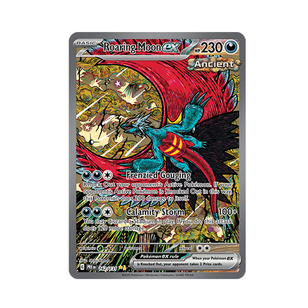 roaring moon basic pokemon card Roaring Moon ex 162/131
