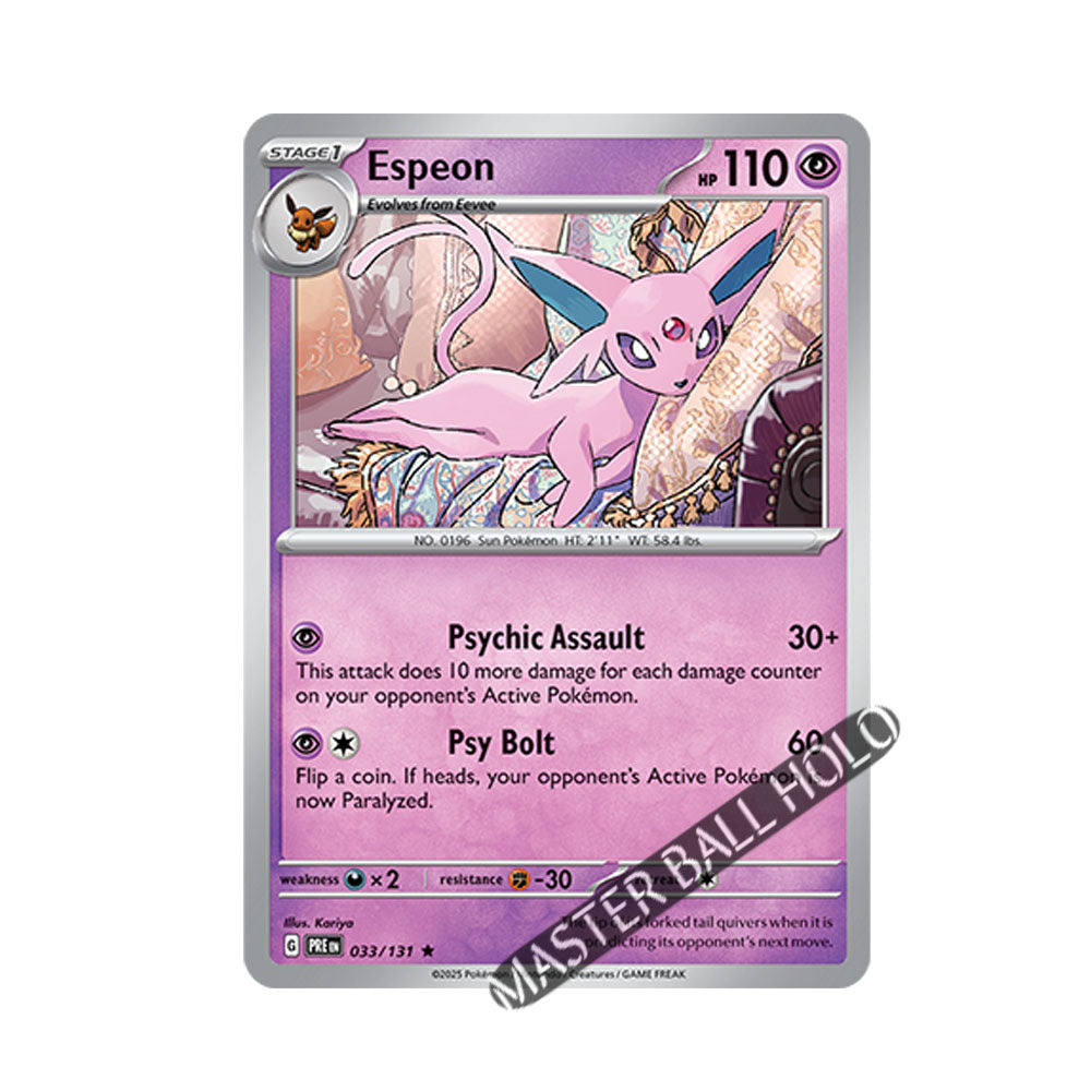 Espeon Master Ball Holo 033/131