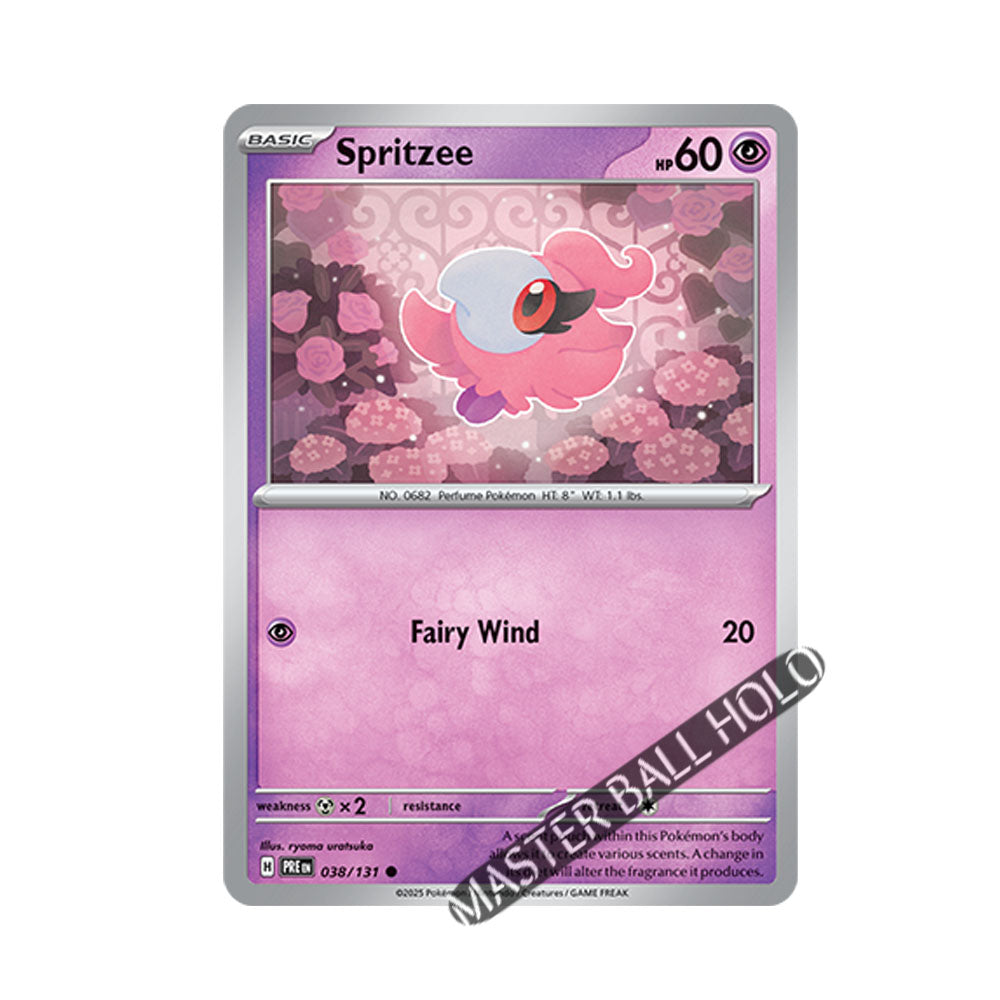 Spritzee Master Ball Holo 038/131