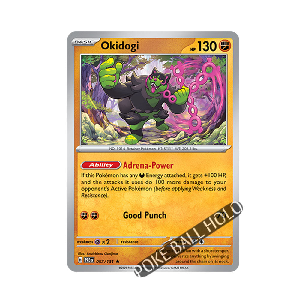 Okidogi Pokeball Holo 057/131