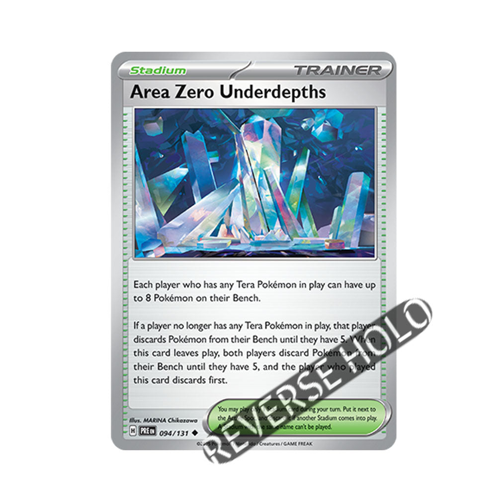 Area Zero Underdepths Reverse Holo 094/131 - Pokemon Cards ( English, Prismatic Evolutions, Reverse Holo, Singles )