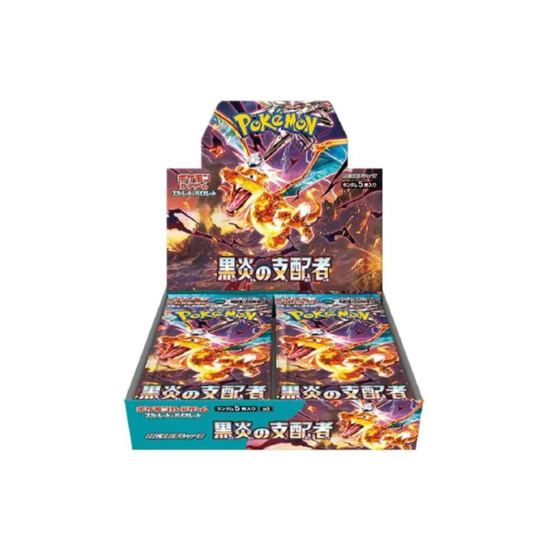 Japanese Pokemon Scarlet & Violet Ruler of the Black Flame Booster Box - SV3