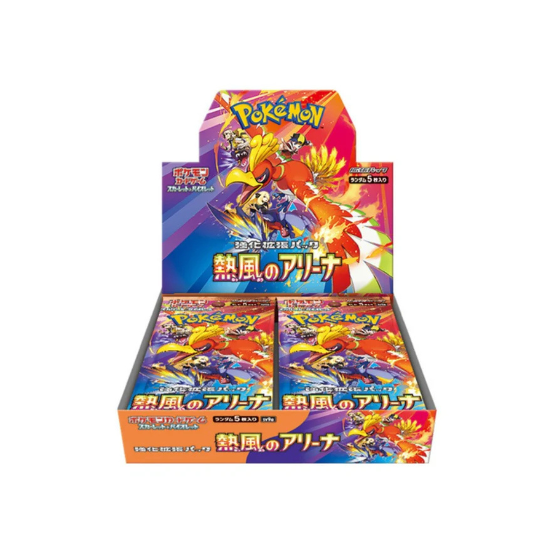 Japanese Pokemon Scarlet & Violet Heat Wave Arena Booster Box - SV9A