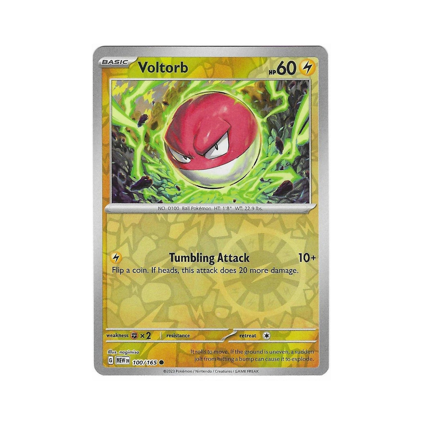 Voltorb Reverse Holo 100/165