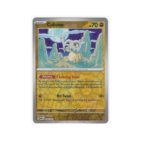 Cubone Reverse Holo 104/165