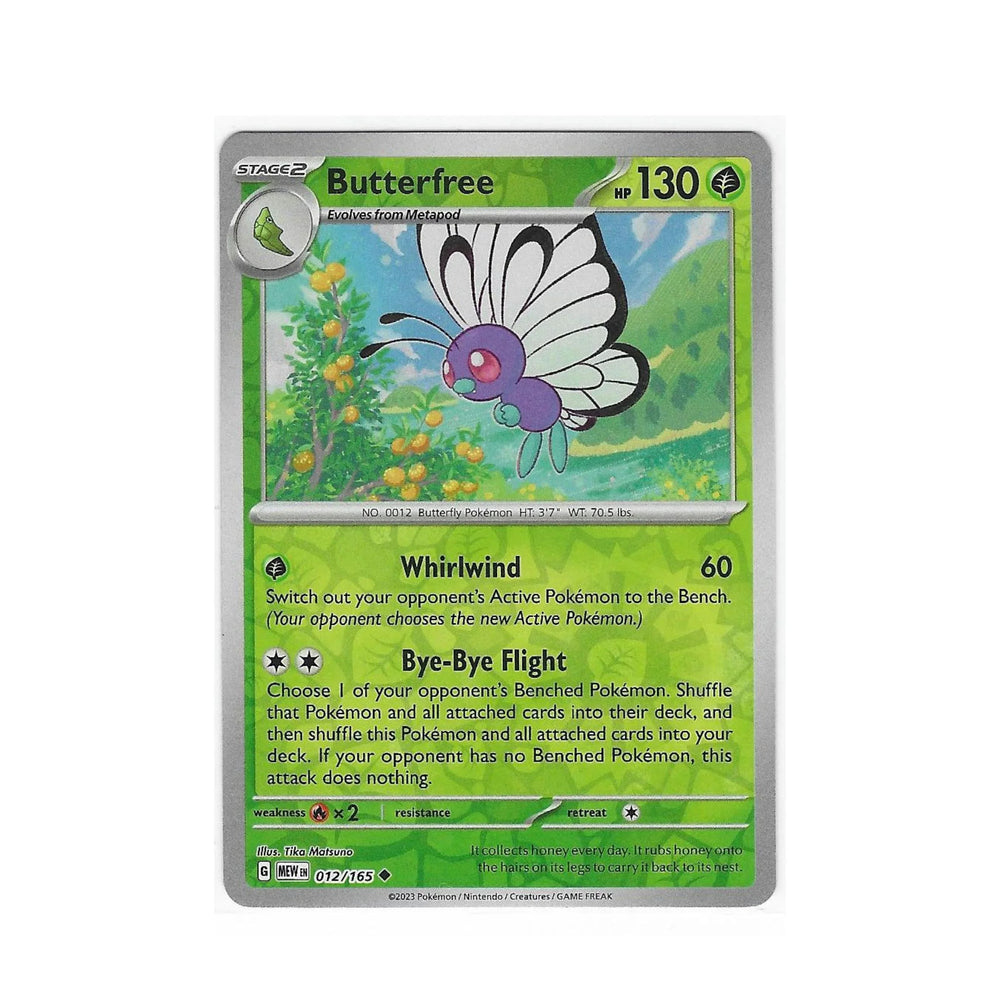 Butterfree Reverse Holo 012/165
