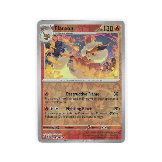 Flareon Reverse Holo 136/165