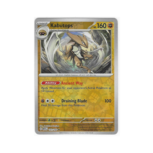 Kabutops Reverse Holo 141/165