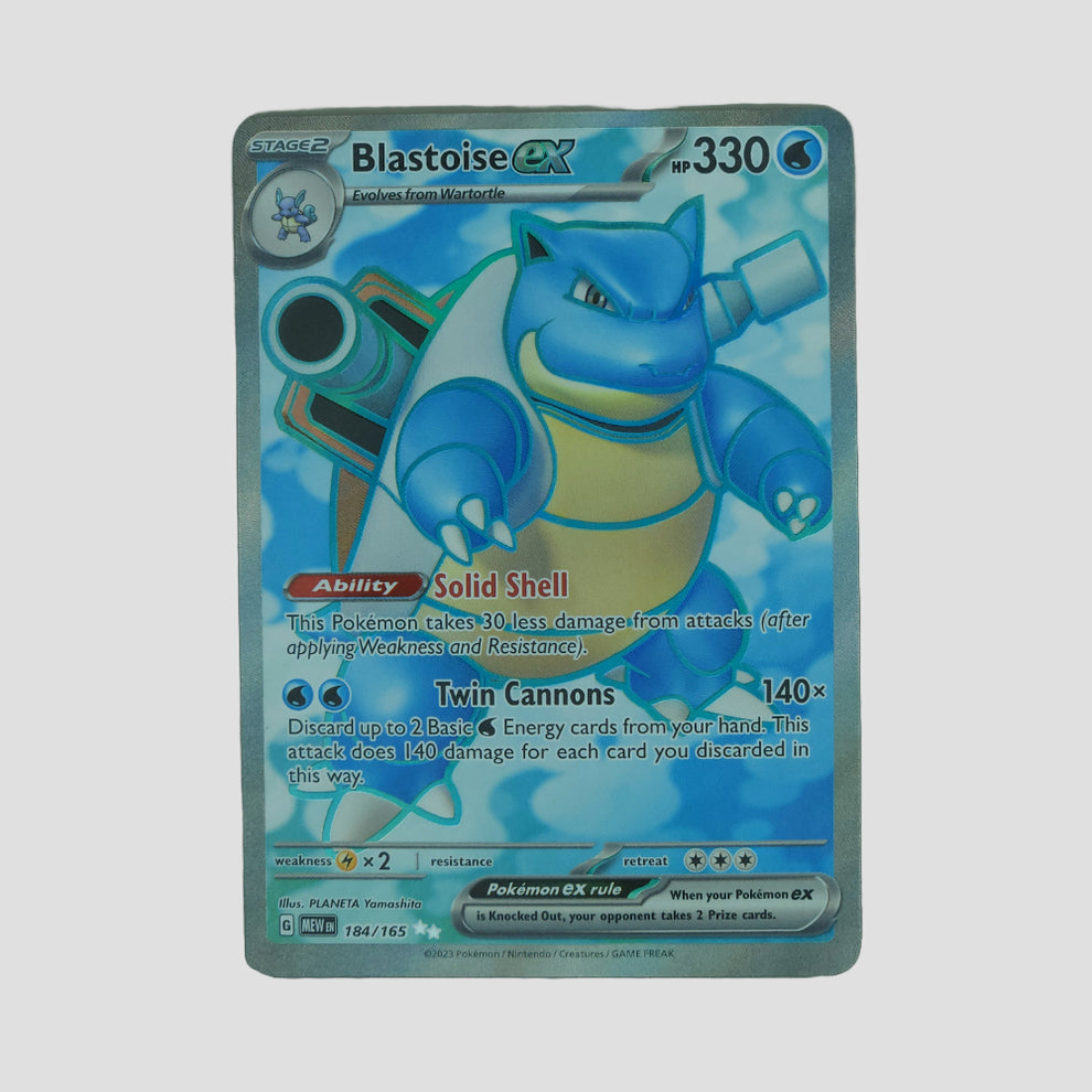 Blastoise ex 184/165 Mochi Pals