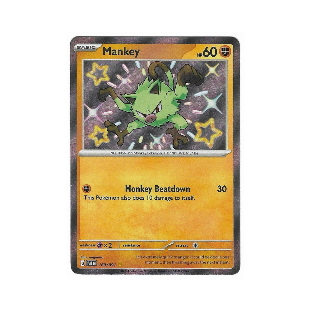 Shiny Mankey 169/091