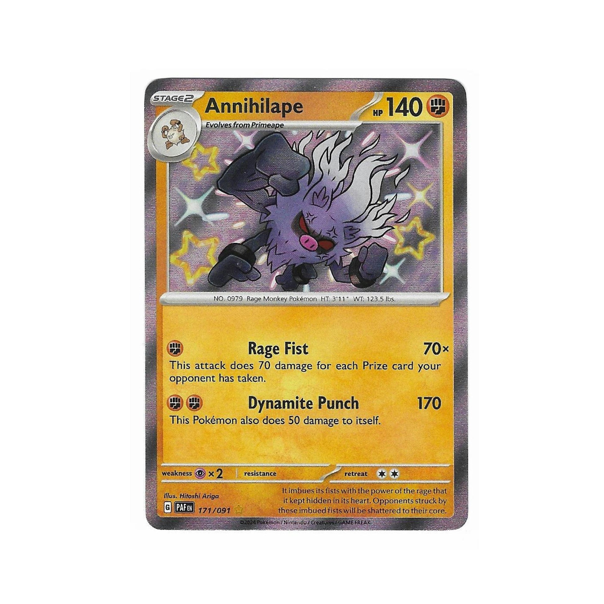 Shiny Annihilape 171/091 - Shop Pokemon Cards Mochi Pals Shiny Annihilape 171/091 - Shop Pokemon Cards Mochi Pals