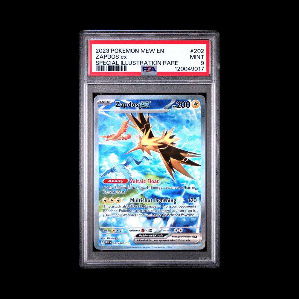 [PSA 9] 2023 ZAPDOS EX POKEMON SCARLET & VIOLET 202/165