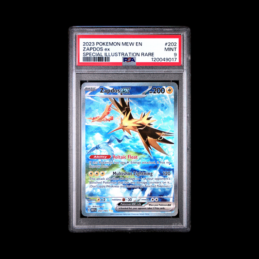 [PSA 9] 2023 ZAPDOS EX POKEMON SCARLET & VIOLET 202/165