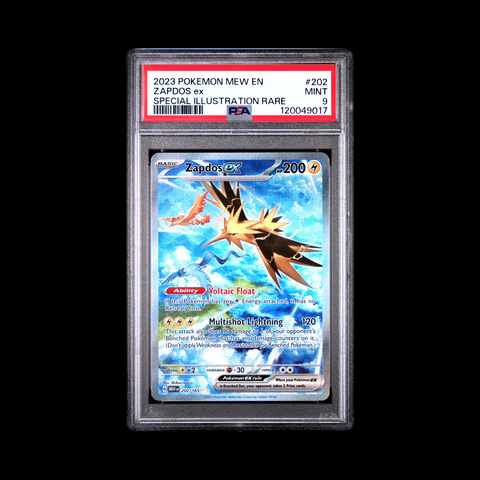 [PSA 9] 2023 ZAPDOS EX POKEMON SCARLET & VIOLET 202/165