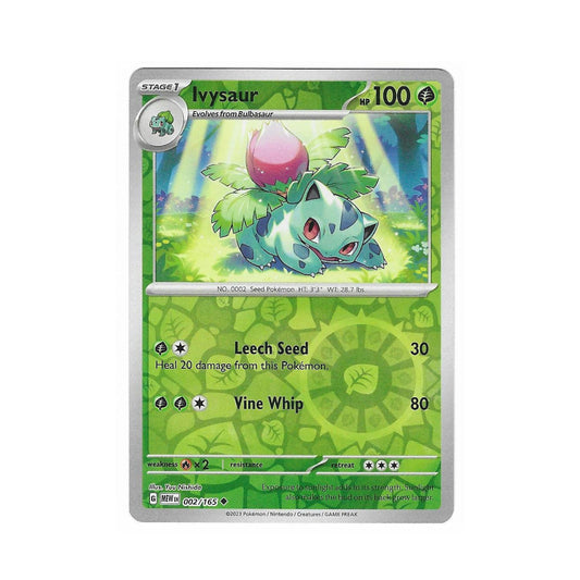 Ivysaur Reverse Holo 002/165