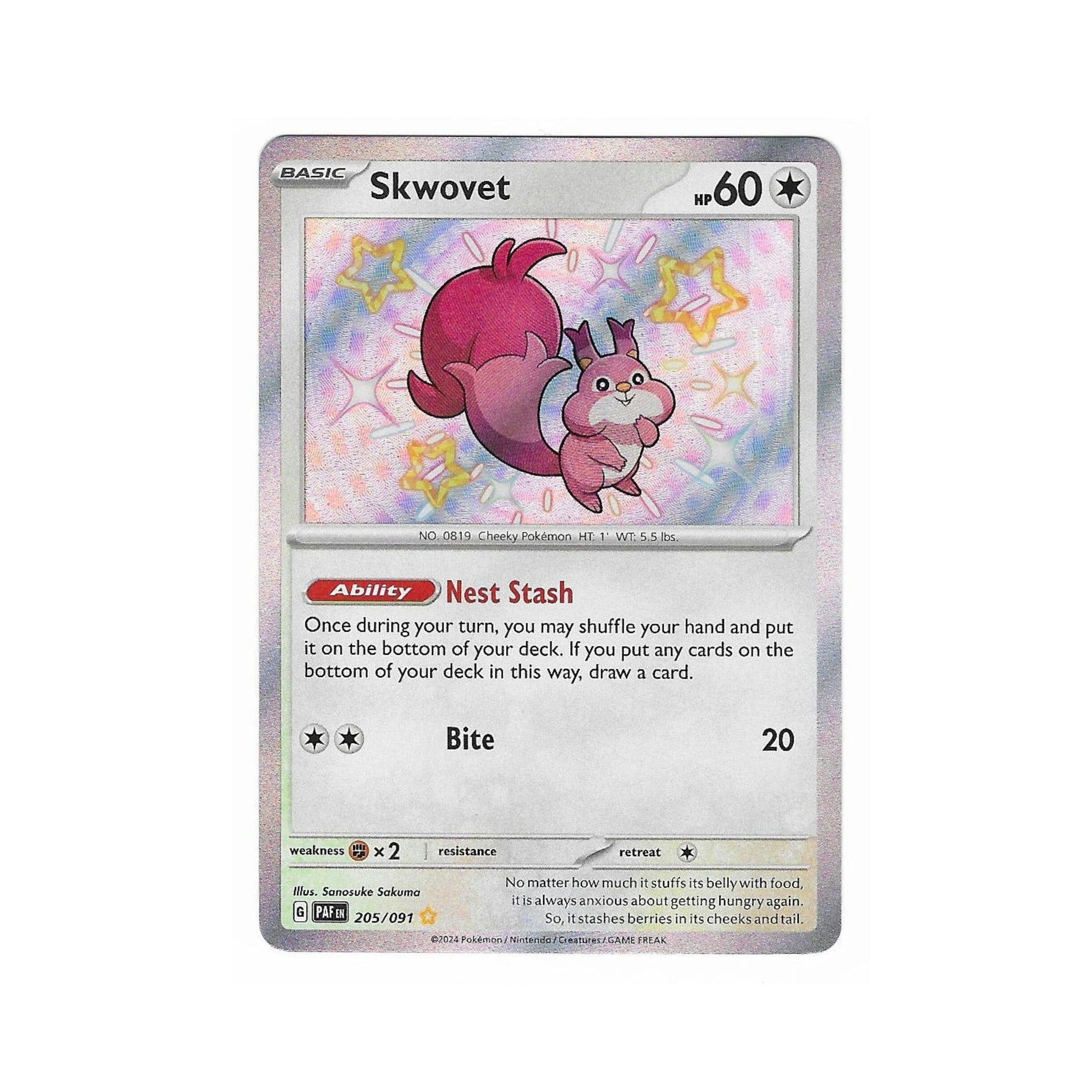 Shiny Skwovet 205/091 - Shop Pokemon Cards Mochi Pals Shiny Skwovet 205/091 - Shop Pokemon Cards Mochi Pals