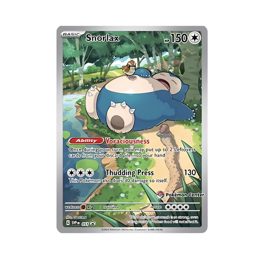 Snorlax 151 Pokemon Centre Stamped Promo