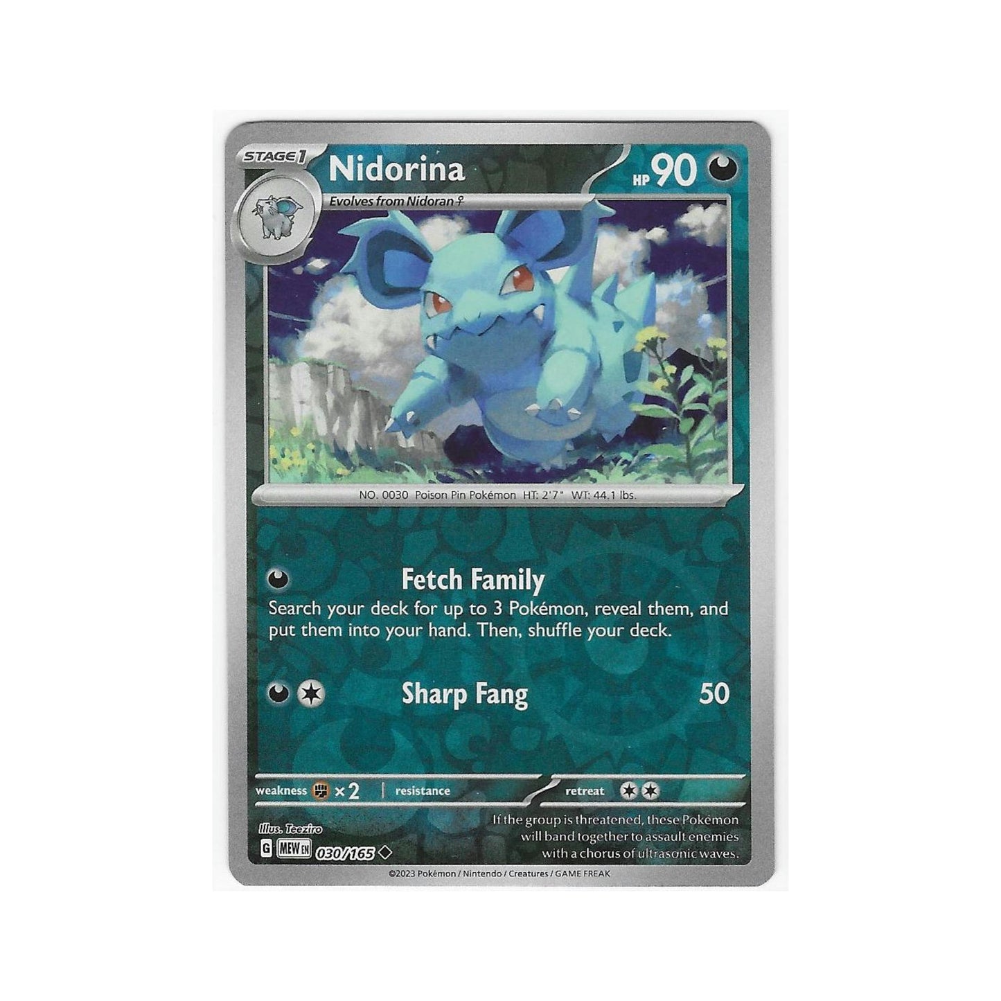 Nidorina Reverse Holo 030/165