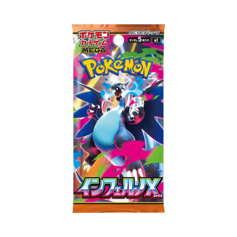 Japanese Pokemon Mega Inferno X Booster Pack - M2