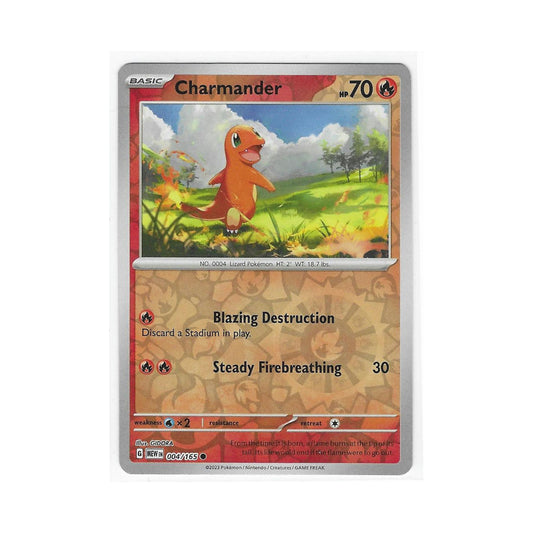 Charmander Reverse Holo 004/165