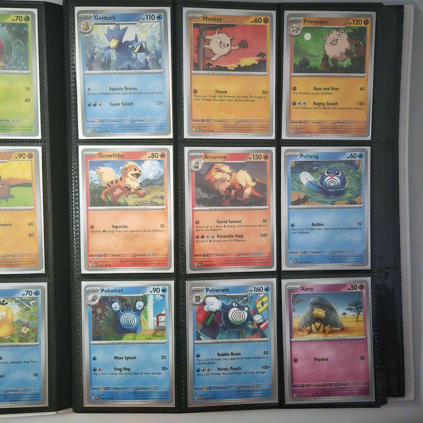 Pokemon Scarlet & Violet 151 Base Set 1-165 with FOLDER