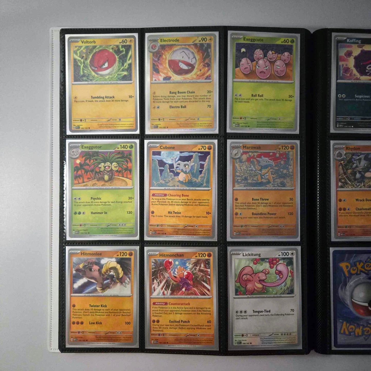 Pokemon Scarlet & Violet 151 Base Set 1-165 with FOLDER