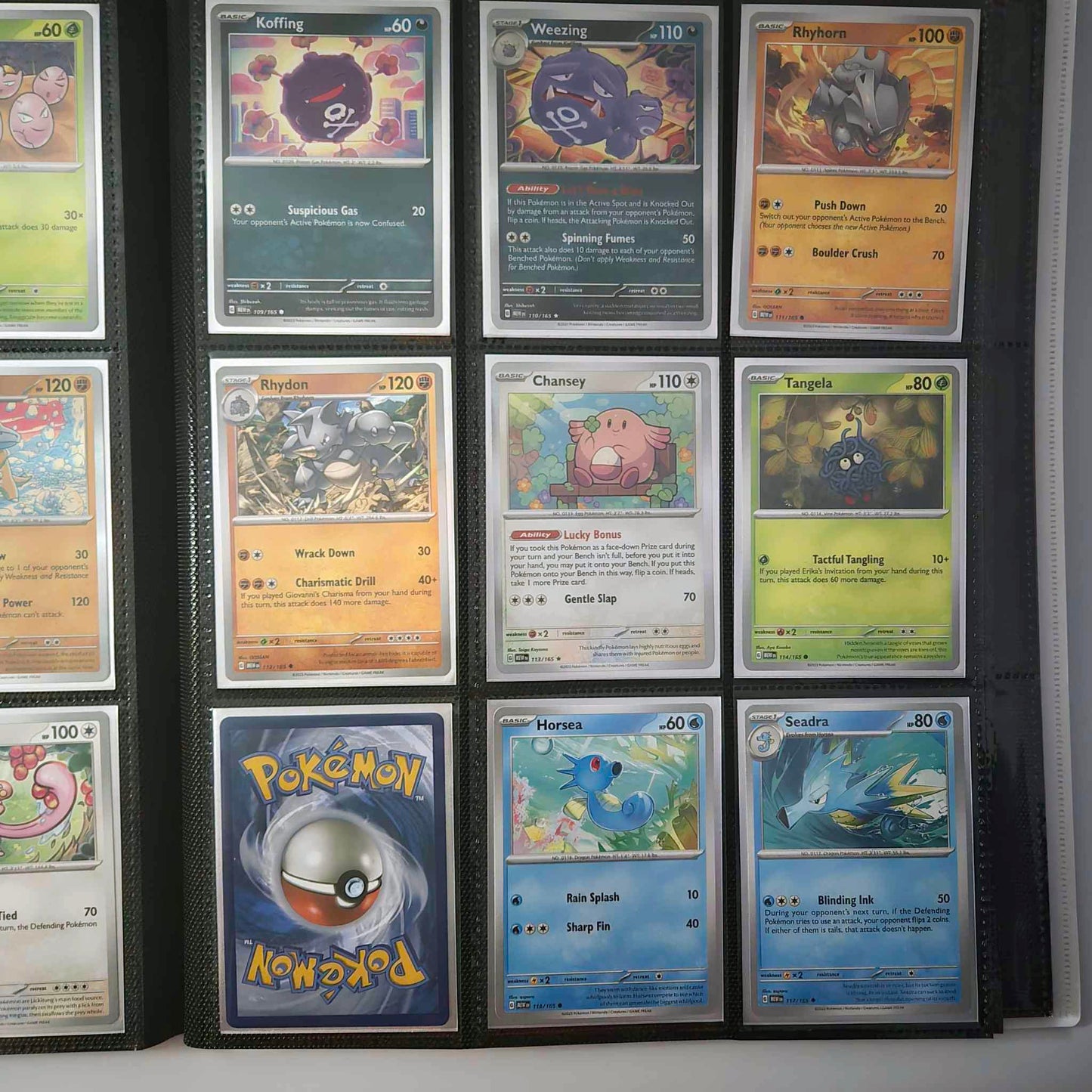 Pokemon Scarlet & Violet 151 Base Set 1-165 with FOLDER