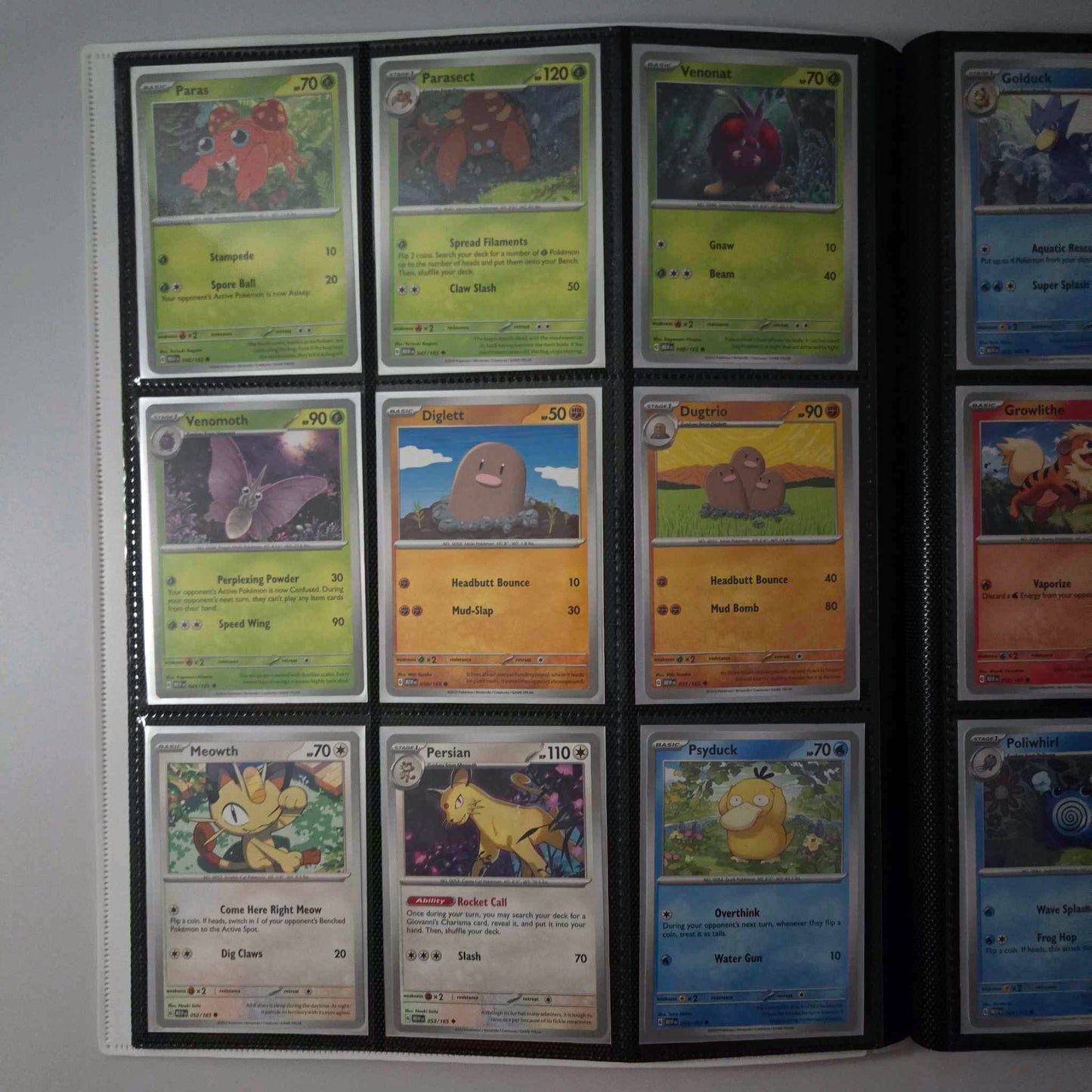 Pokemon Scarlet & Violet 151 Base Set 1-165 with FOLDER