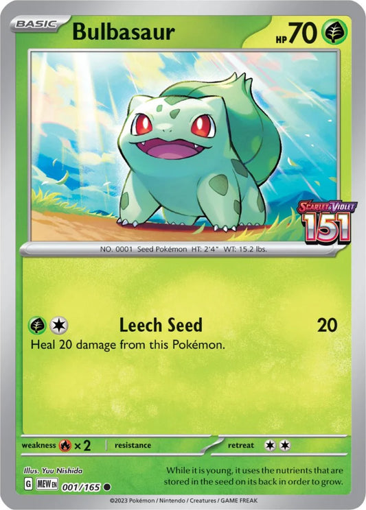 Bulbasaur 151 Bestbuy Stamped Promo