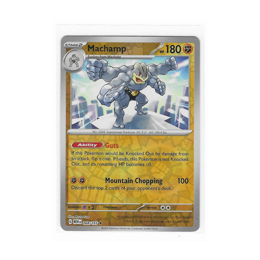 Machamp Reverse Holo 068/165