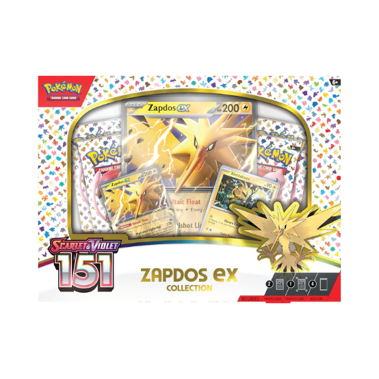 Pokemon Scarlet and Violet 151 Zapdos ex Collection Box