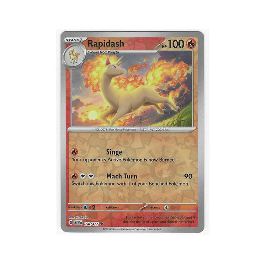 Rapidash Reverse Holo 078/165