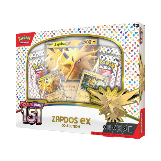Pokemon Scarlet and Violet 151 Zapdos ex Collection Box