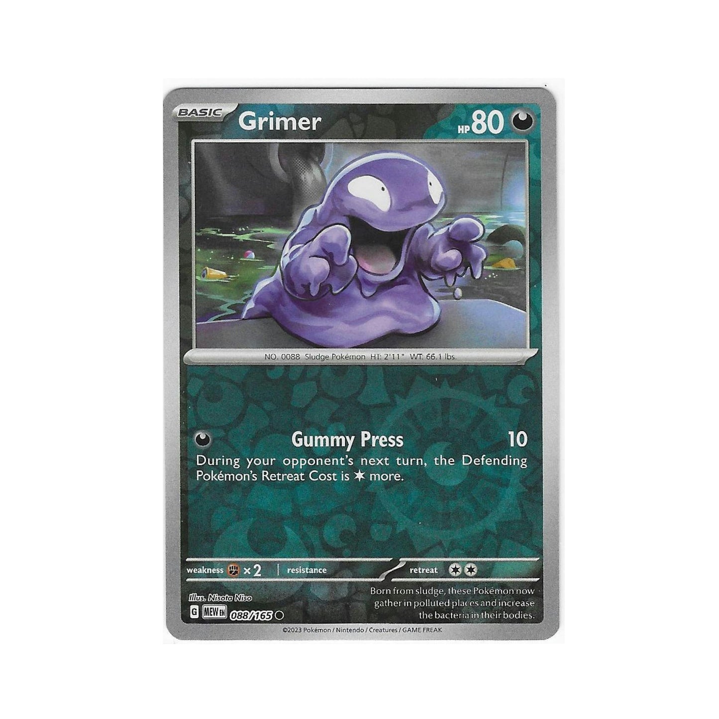 Grimer Reverse Holo 088/165