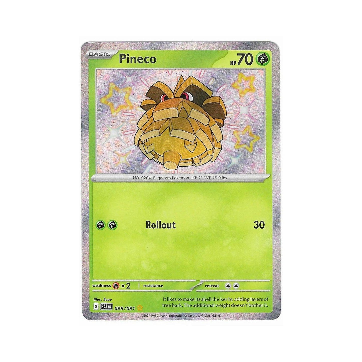 Shiny Pineco  099/091