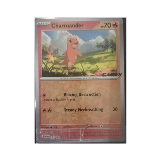 Charmander 151 Ebgames Stamped Promo