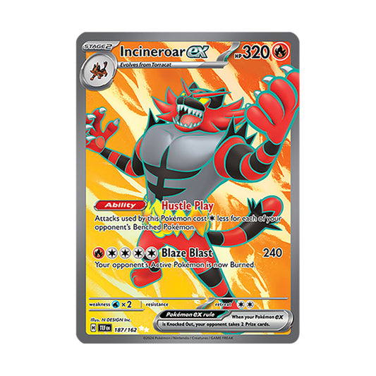Incineroar ex 187/162
