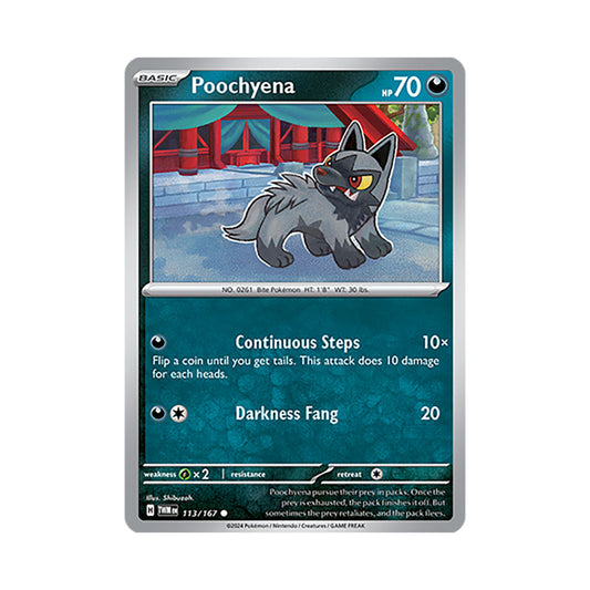 Poochyena Reverse Holo 113/167