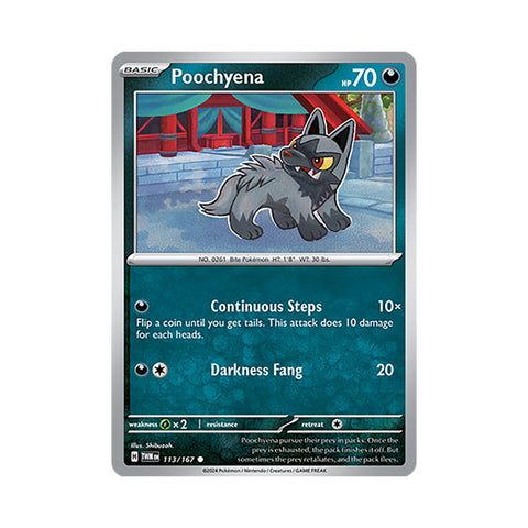 Poochyena Reverse Holo 113/167
