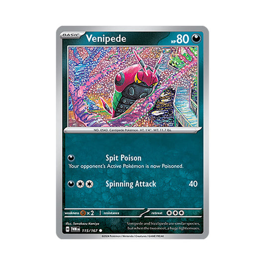 Venipede Reverse Holo 115/167