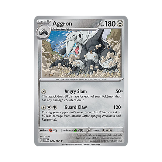 Aggron Reverse Holo 122/167