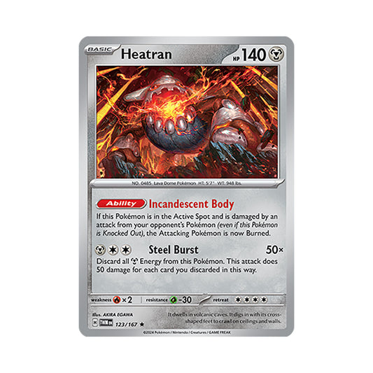Heatran Reverse Holo 123/167