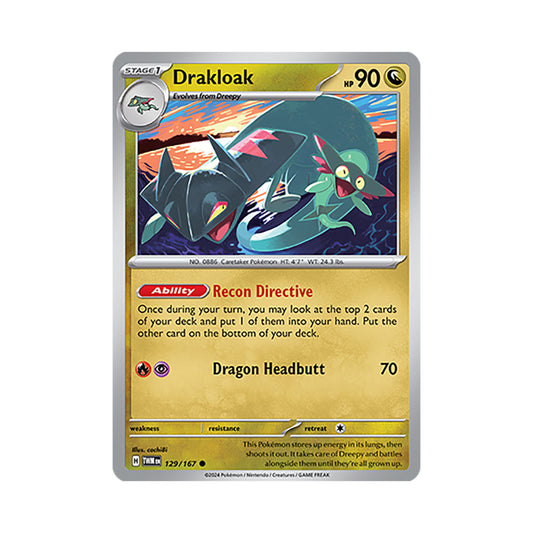 Drakloak Reverse Holo 129/167